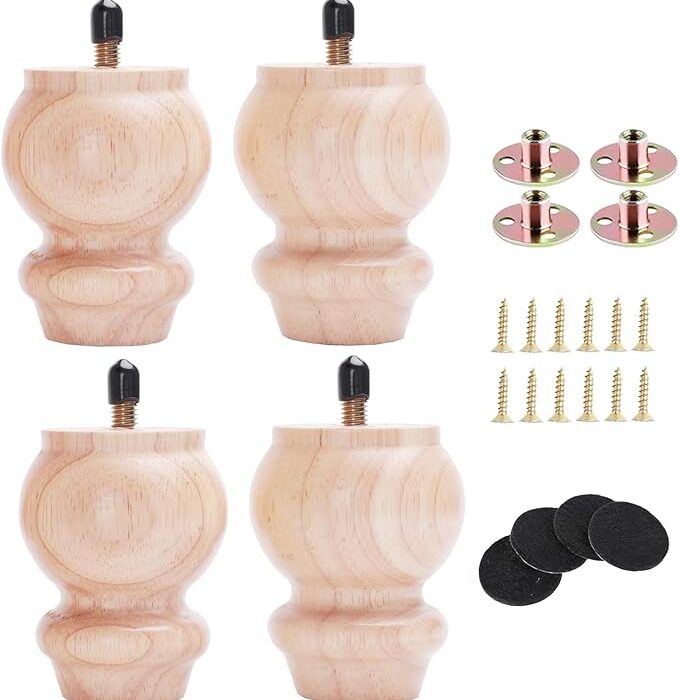 Txcucc 3 Inch Furniture Legs Bun Feet Review